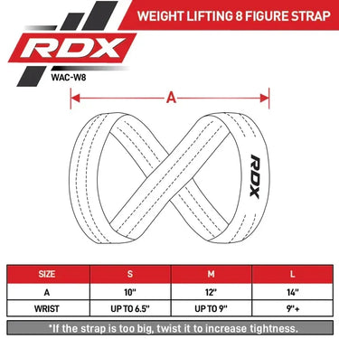 RDX Figure 8 Lifting Straps